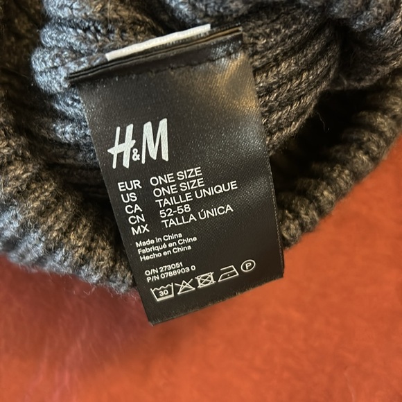 H&M Hat OS Gray - Picture 3 of 5